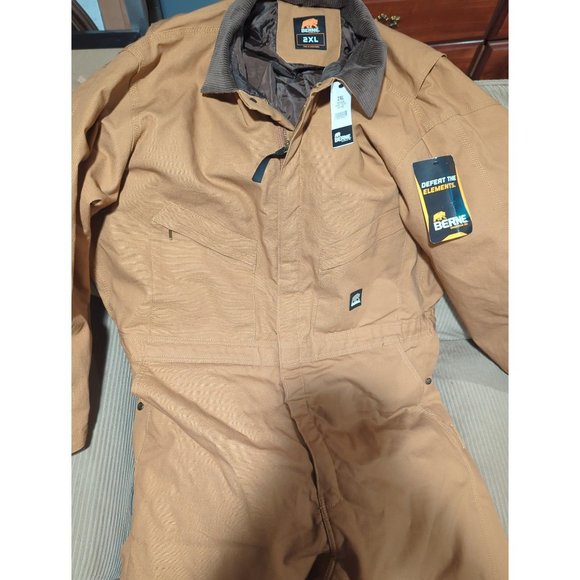 Berne - 2xl regular - Men's Heritage Duck Insulated long sleeve Coverall - Picture 1 of 3